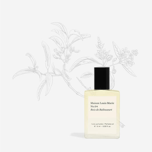 - No.04 Bois De Balincourt Natural Roll-On Perfume Oil | Luxury Clean Beauty + Non-Toxic Fragrance (0.5 Fl Oz | 15 Ml)